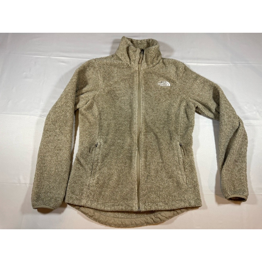 The North Face Women's Maggy Sweater Small Fleece Heathered Gold/Tan Jacket